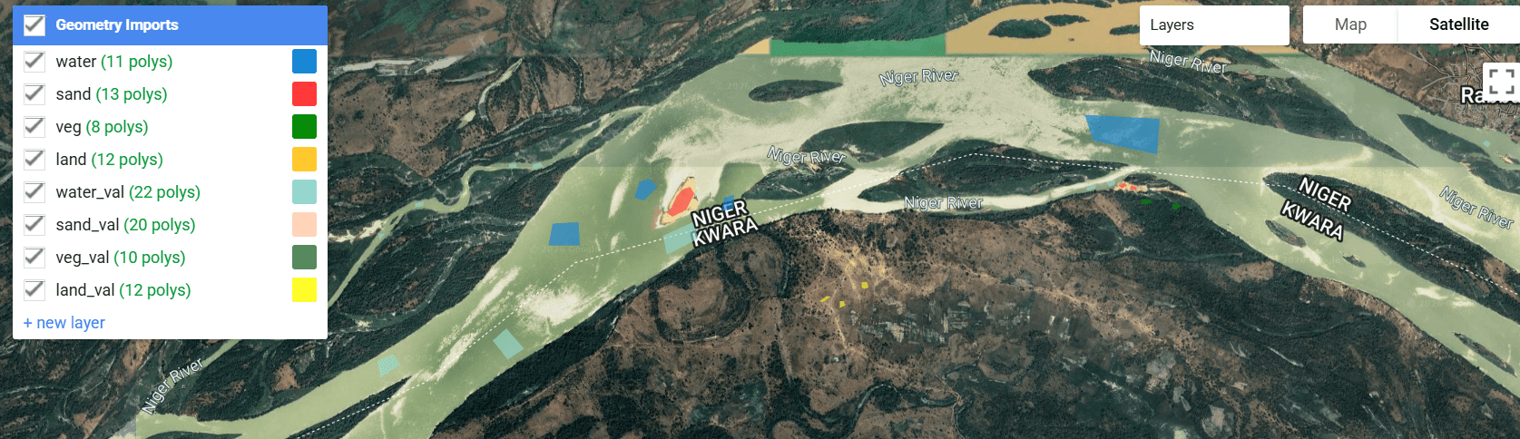 Google Earth Engine Binary Mask Extraction